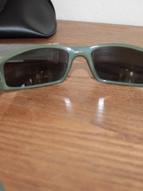 Ray-Ban RB4335 Matte Olive Green Rectangular Unisex Sunglasses w/ Case main image 5